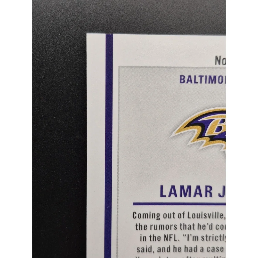2024 Panini Donruss Elite Lamar Jackson #75 Aspirations Red Shimmer /875 Ravens